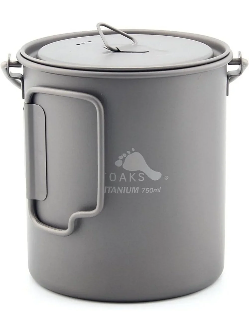 Ultralight Titanium 750ml Pot with Bail Handle for Camping & Backpacking